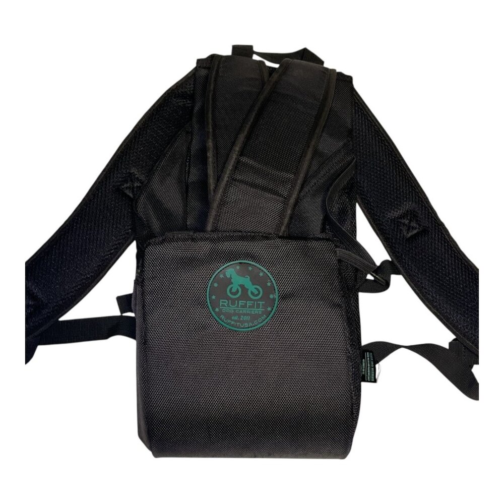 RUFFIT Dog Carrier Backpack Black Small Pet Front Carrier 16x8 Bag Puppy
